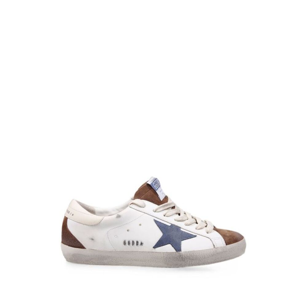 Golden Goose Men Super-Star Leather Sneakers